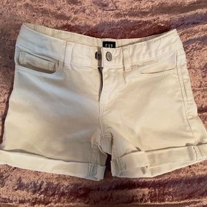 Girls GAP White Jean shorts